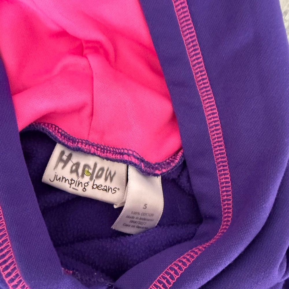 jumping beans Purple and Pink "Princess" Hooded Sweatshirt - Picture 5 of 6